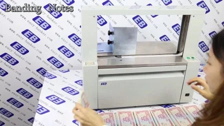 Máquina de encadernação de cédulas de papel Máquina de empacotamento de cédulas Máquina de cintar bancos JB-402